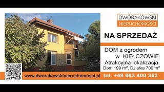 DOM W KIELCZOWIE ATRAKCYJNA LOKALIZACJADom WOLNOSTAJACY ok 199 m2 z zagospodarowana działką 700 m2 [upl. by Kendry]