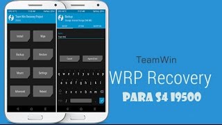 TWRP RECOVERY V30 PARA S4 I9500 [upl. by Eiramik]