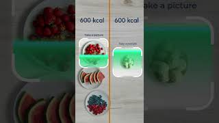 This is what 600 calories look like  AI Food Scanner for Weight Loss [upl. by Nomyad]