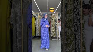 Guli ishdan ketmoqchi😩😩😩 shoppingtime abaya dress fashion hijabfashion kaftan hijab shop [upl. by Mayor]