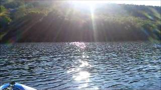 Paddling at the Monksville Reservoir SkyLine Drive Ringwood Huge Lake [upl. by Kimmie485]