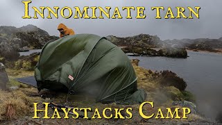 Haystacks Wild Camp  Innominate Tarn  Lake District  Fjallraven Shape 3  MSR Elixir 2 [upl. by Nairrod]