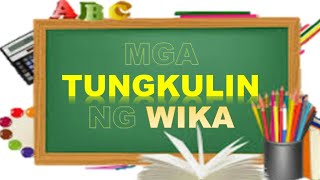 MGA TUNGKULIN NG WIKA [upl. by Etnoled480]