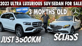 ULTRA LUXURY LESSS DRIVEN SUVS  3 MONTHS OLD 3500KM DRIVEN  MERCEDES BENZ GLS 400D amp S350D [upl. by Tudela]