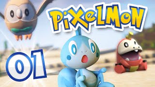 Minecraft PIXELMON Episode 1  New Starter Pokémon [upl. by Tracy]