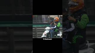 Valtteri Bottas decided to stop racing and ride a moped instead f1 f12024 [upl. by Aleck]