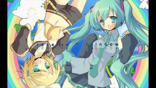 VOCALOID2 Hatsune Miku amp Kagamine Rin  quotReverse Rainbowquot HD amp MP3 [upl. by Mannes]