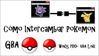 Pokemon  Ruby  Cómo Intercambiar Pokemon GBA  WinDS PRO  VBA Link [upl. by Ogu]