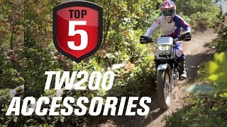 Top 5 Yamaha TW200 Accessories [upl. by Ernest509]