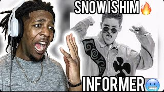 FIRST TIME HEARING Snow  Informer Official Music Video REACTION [upl. by Ahsiel]