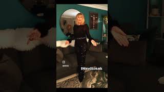 Sassy Pants 💃ditsydicouk🛍️hotpantssequinsootnglam glamlook styleoutfitdressupfashionblog [upl. by Odlanier]