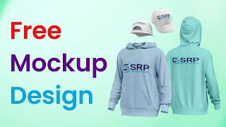 Free mockup design website  Tshirt Mockup  Cap  Mug  Bottle [upl. by Alinoel]