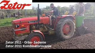 TIMELAPSE OrbaKombinatorovanieSadenie zemiakov ZETOR [upl. by Rambow447]