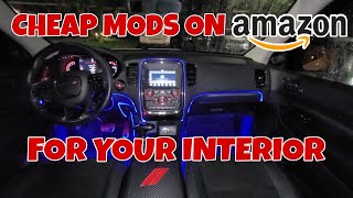 Upgrade Dodge interior with Carbon Fiber  Dodge Durango interior upgrades  Cheap mods on Amazon [upl. by Egwan]