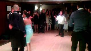 Irish jig at wedding at Piersland House Hotel Troon [upl. by Wain721]