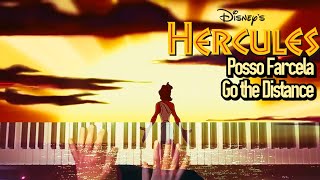 Disneys HERCULES  Posso Farcela Ce la posso fare  Go the Distance Piano Cover [upl. by Nylqcaj]