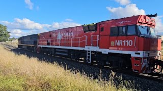 2PM6 PN quotLinfox Express 2quot NR113 NR110 Perth to Melbourne 1815 241024 Stawell VIC [upl. by Llertnom]