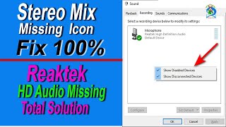 How To Enable Stereo Mix in Computer  Restore Missing Stereo Mix Icon  What Is Stereo Mix Goombach [upl. by Olen551]