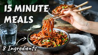 15minute meals when you don’t feel like cooking 8 ingredients or less [upl. by Griz489]