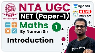 NTA UGC NET 2020 Paper1  Maths by Naman Sir  Introduction [upl. by Sybyl]