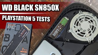 WD Black SN850X SSD PS5 Tests [upl. by Assyn]