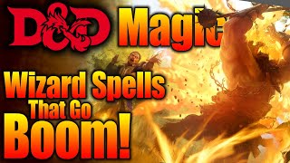 5e Evocation DampD Spells 5 Best Spells x2 [upl. by Aicrag508]