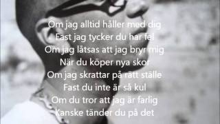 Eric Amarillo  Om sanningen ska fram Lyrics [upl. by Hekker]