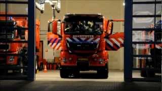 Eerste video uitruk nieuwe kazerne Brandweer Ommen Prio 1 brand onbekend gebouw De Haar Balkbrug [upl. by Analli848]