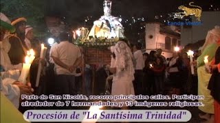 Miércoles Santo 2016 en Taxco Procesión de La Santísima Trinidad Landa Visión [upl. by Dibbell945]