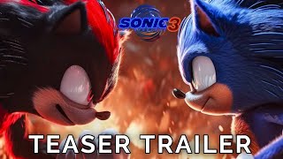 SONIC Hedgehog 3 Trailer  Sonic 3 Teaser Trailer [upl. by Geno]