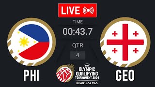 FIBA LIVE GILAS PILIPINAS vs GEORGIA  July 4 2024  2024 FIBA OLYMPIC QUALIFIER LIVE 2K [upl. by Belldas]