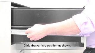 How to remove a filing cabinet drawer [upl. by Johanan]