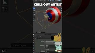 Noob Vs Chill Guy In Blender blendercommunity blender3dartist blenderartist b3d [upl. by Terpstra]