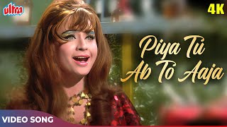 Piya Tu Ab To Aaja 4K  Asha Bhosle R D Burman  Helen Jeetendra Asha Parekh  Caravan 1971 Songs [upl. by Nay823]