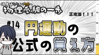 【物理入試対策】14 円運動の公式の覚え方【偏差値45から70へ】 [upl. by Ddahc]