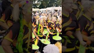 Samba Espirito having a blast performing at Krazy Races in Lancaster 💚💛🧡 krazyraces lancaster [upl. by Anelehs91]