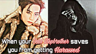 When he saves you from getting harassed  Birthday Special🎉  Taehyung FF  Cold Stepbrother 6 [upl. by Aelram]