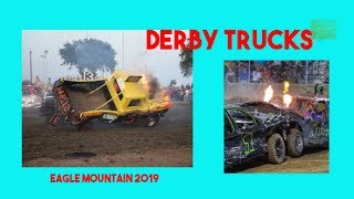 Demolition Derby Truck Derby Eagle Mountain Utah 2019 [upl. by Llennahc]