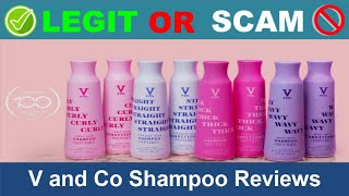 V and Co Shampoo Reviews  Oct 2024 Beware of Scam Watch Now [upl. by Zaid]