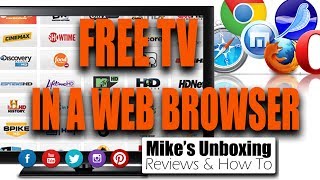 FREE LIVE TV From Around The World In Your Web Browser [upl. by Yrtnahc]