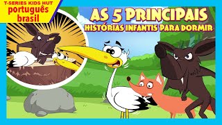 5 principais histórias infantis para dormir  Histórias infantis Histórias para crianças  Kids hut [upl. by Nevile14]