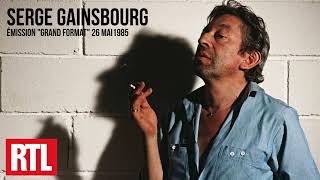 Serge Gainsbourg  Émission quotGrand Formatquot Extrait Inédit RTL du 26051985 [upl. by Rotberg]