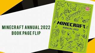 Minecraft Annual 2022 Book Page Flip [upl. by Mieka]