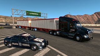 Kenworth T680 ALCA con Full de Tolvas Graneleras Banens  De Mexicali a Ensenada Baja California [upl. by Day]