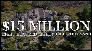 15888888  Oneofakind BILLIONAIRES CALIFORNIA CASTLE Huge Estate [upl. by Oidgime803]