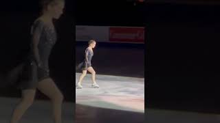 Isabeau Levito at skateamerica Gala with Lucas Broussard figureskating [upl. by Garth]