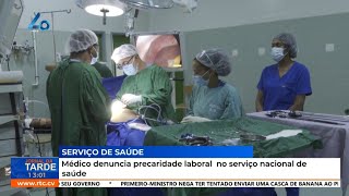 Médico denuncia precariedade laboral no serviço nacional de saúde [upl. by Chilton192]