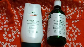 Alps goodness anti hair fall shampoo amp conditioner honest review 🙂 [upl. by Anyale513]