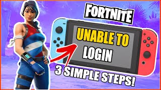 How to Fix Fortnite Unable to Login in Nintendo Switch 2021  Nintendo Switch Connectivity Issues [upl. by Suiluj852]