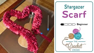 Knit a Scarf Stargazer Yarn Scarves by Estelle Yarns  BEGINNER  The Crochet Crowd [upl. by Yehsa]